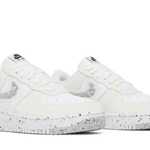 Nike Air Force 1 Crater White Black Zebra DH0927 101 Women's Size 7